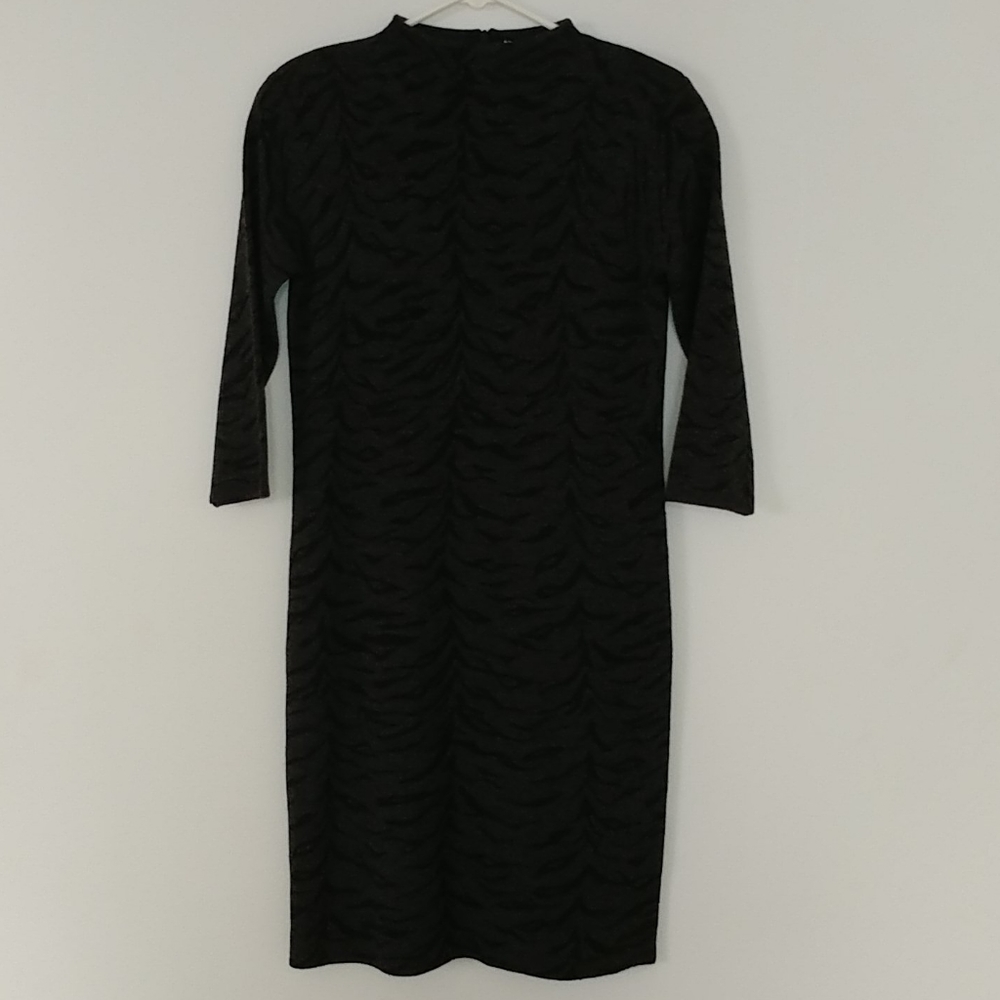 Nina Leonard Wool Blend Sweater Dress. Petite